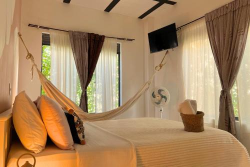 1 double bed