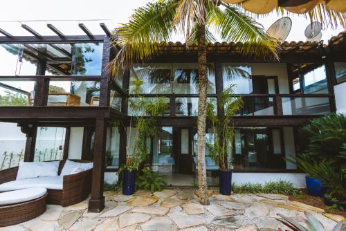 Balkon/terasa, House with 5 suites on the sand of Ferradura Beach in plaža Ferradura