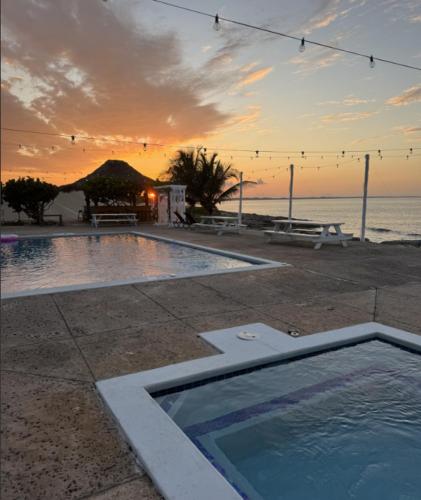 Swimming pool, Winter Haven Inn in Clarence Town