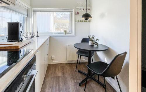 Kitchen, Beautiful Home In Varberg With House Sea View in Getteron