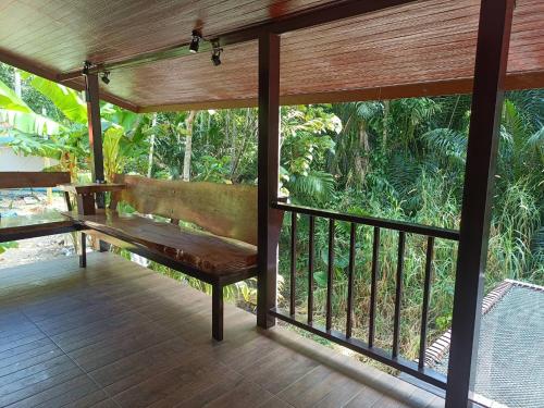 Balcony/terrace, Thankhao Nature Resort - Krabi Nature Stay in Khao Phanom