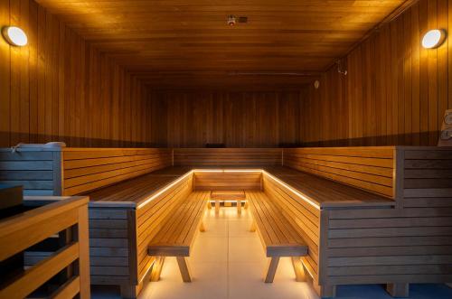 Sauna, Vatnahalsen Høyfjellshotell in Mirdala