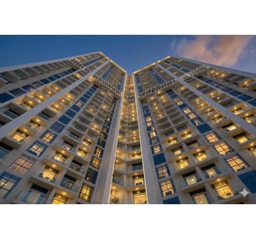 Exterior view, Skyz Lifestyle 1BR Residences at Arjan with Pool  near Dubai Studio City