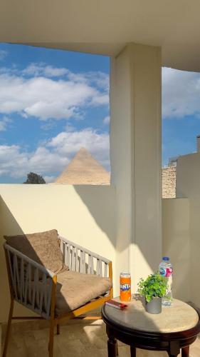 Pyramids On The Spot View in Giza
