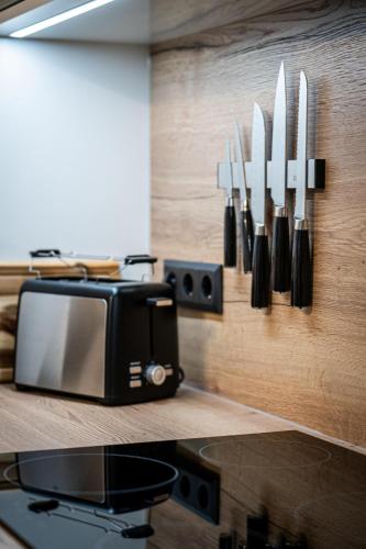 virtuve, Ferienwohnung TaJoLe in Heinade