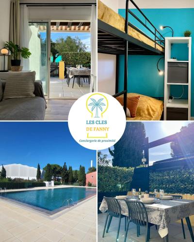 Studio Tennis clim wifi terrasse au Cap d'Agde