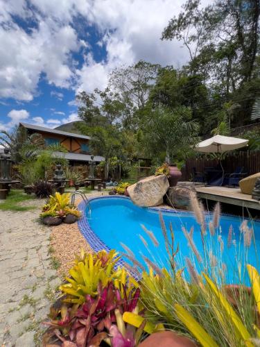 bazen, Casa do Alto - Pet Friendly in Moura Brazil
