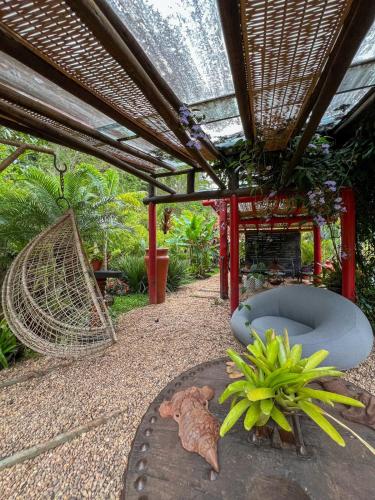 Vrt, Casa do Alto - Pet Friendly in Moura Brazil
