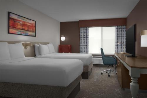 2 double beds