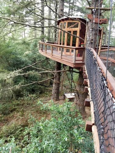 Secluded Treehouse Hideaway with Firepit and Forest Views in Bodega Bay, California in Bodega (CA)