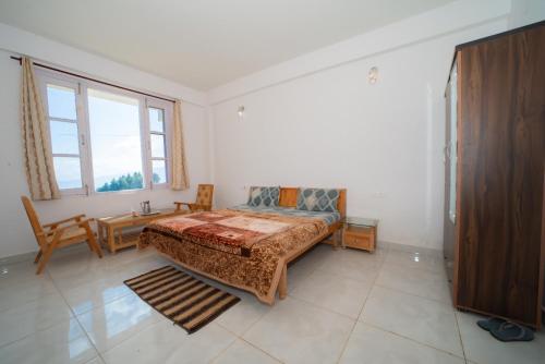 1 double bed