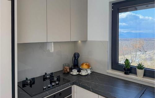virtuve, Nice Home In Hrvace With House A Panoramic View in Rumin
