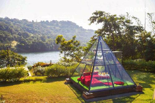 Garden, Gram's at Shivom, Pawna Lake by StayVista  in Lonavala