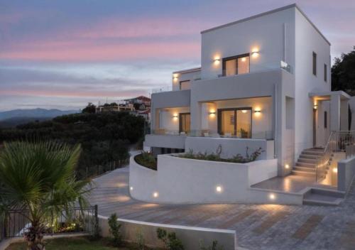 Exterior view, El Olivo in Voukolies
