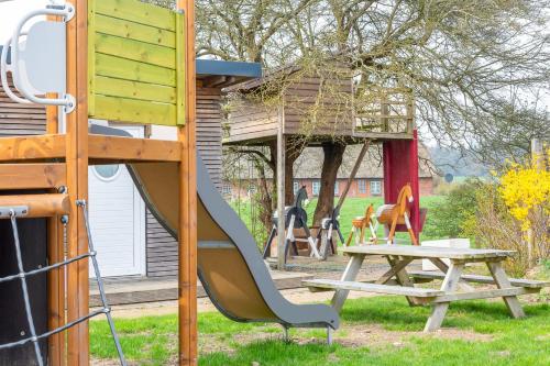 Ostseegarten Langholz - Ferienwohnung Adlerhorst bis 6 Pers in Waabs