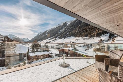 parveke/terassi, Hotel Madlein in Ischgl