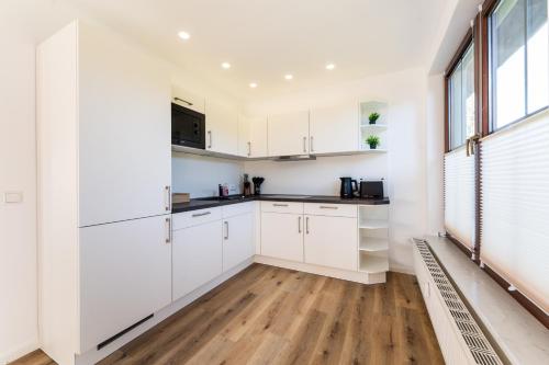 廚房, Vita Aurum Stays - Apartments an der Talsperre Malter - BRIGHT Collection in 迪波爾迪斯瓦爾德