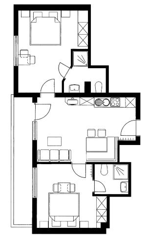 Two-Bedroom Apartment