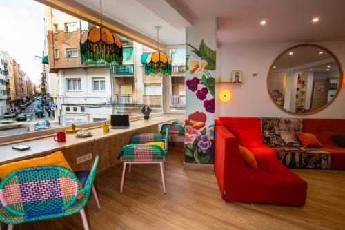 gedeelde lounge/tv-ruimte, Lemon & Green GuestHouse in Granada
