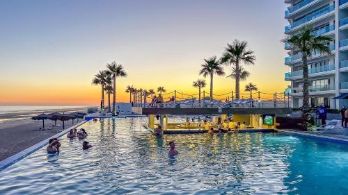 Family Paradise! 3 bedroom Corner Condominium Beach Front Encantame C-701