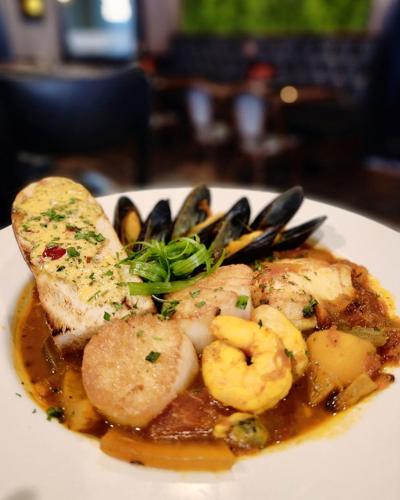 餐廳, The Inn at Rye Place in 丹弗斯