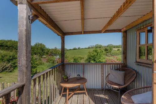 A szálláshely kívülről, Spindleberry Hut in Piddletrenthide