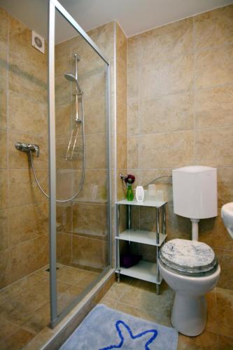 Fürdőszoba, Appartement Veronika in Oblarn