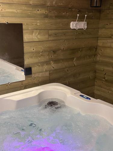 Sauna et jacuzzi privatifs in Лінас