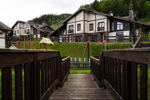 Pohled zvenku, Finlandia Chalet in Bukovel