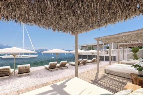 Beach, Boutique Hotel and Spa Blanc & Bleu - Blanche in Bijela