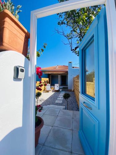 مدخل, Vakantiehuis Samos met tuin - 5 min van strand - vlakbij Pythagorion in Kolona