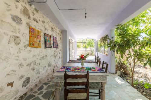 La Maison Bleue Sand Dunes in Zaros