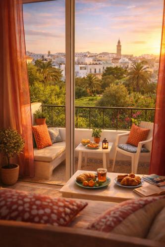 Erkély/terasz, Dar El Amen Appartements in Mahdia
