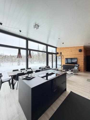Modern Villa Joenpolku Ruka With Jacuzzi, Sauna And Scenic Views - Kuusamo