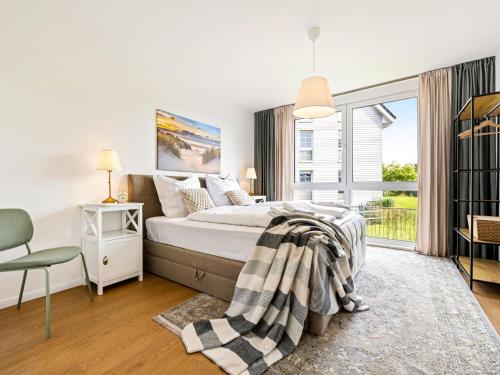 Fewo Edel&Liebe Neubau mit Fahrstuhl, Parkplatz, Balkon, W-lan, ruhige Lage, Einkaufsmoglichkeiten 5 in グロミッツ