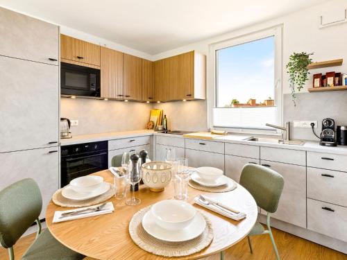 館内設備, Fewo Edel&Liebe Neubau mit Fahrstuhl, Parkplatz, Balkon, W-lan, ruhige Lage, Einkaufsmoglichkeiten 5 in グロミッツ
