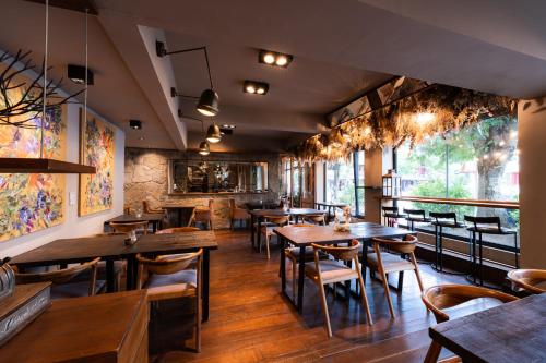 레스토랑, Tunqueley Hotel in 산 마르틴 데 로스 안데스