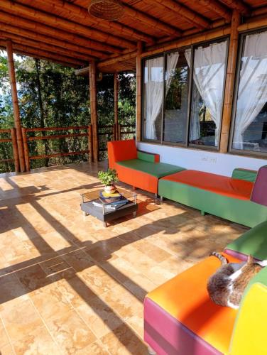 Közös társalgó / TV, EcoCasa del Aire in Toca