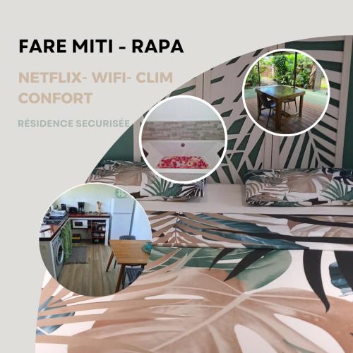Fare Miti-Rapa climatisation, baignoire et qualite pour votre confort - Tahiti