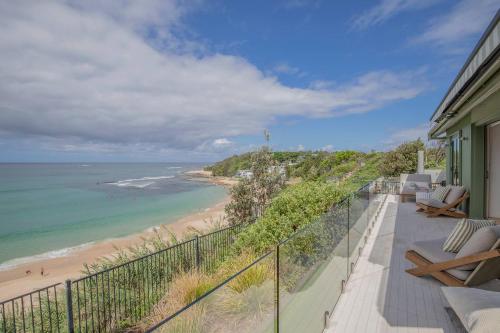 Terraza/balcón, Bella Vista - Oceanfront Haven with Endless Views in Norah Head