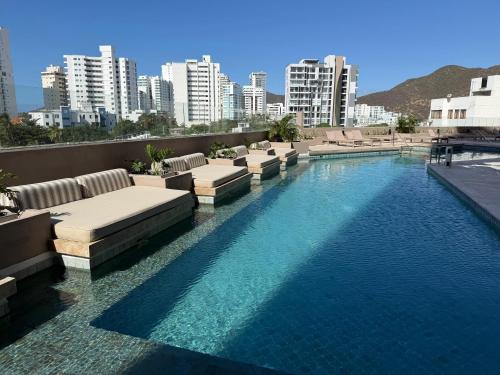 Exclusive Rodadero Sur Studio Apartment