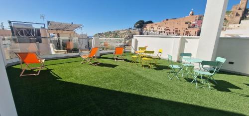 ระเบียง/ชานเรือน, Hostel Nixar in อัลเมเรีย - คอสตา เด อัลเมเรีย