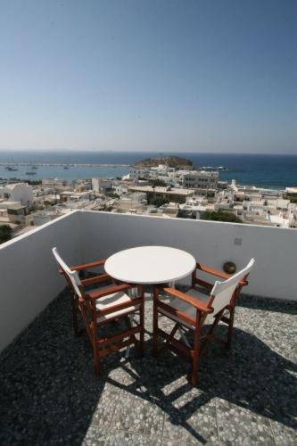 מרפסת, Panorama Hotel in האי נקסוס