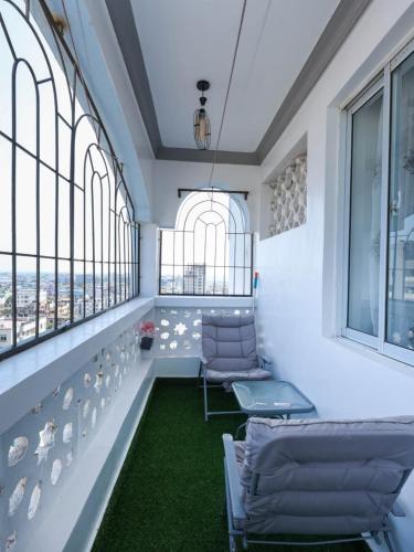 Balcony/terrace, Cosy City view Studio near Mombasa Airport and SGR in Mombasa