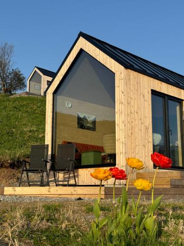 Charming tiny house with panorama view in Сандейн