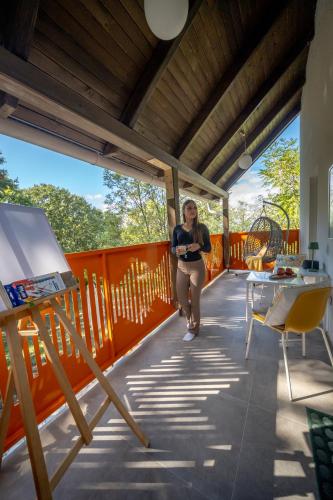 Balkons/terase, Hegyi Cserfes wellness Guesthouse in Zurdokpuspoki