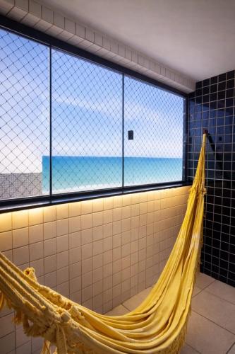 Balcony/terrace, Lindo apartamento beira mar em Maceio-AL in Garca Torta