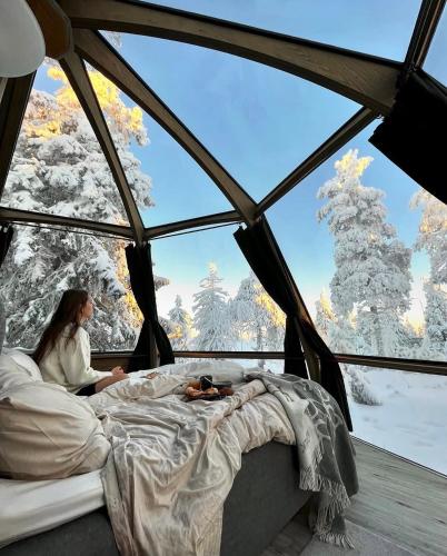 Kilátás, Syöte Igloos (Syote Igloos) in Syote