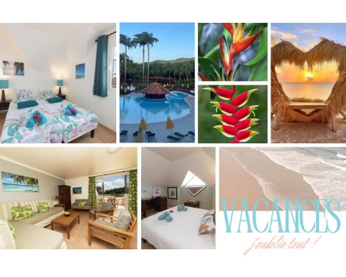 Passion Martinique T3 avec terrasse Village Vacances 72m2 Petite vue mer – khách sạn tại Sainte Luce