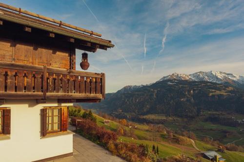 Balkons/terase, Gemütliche Ferienwohnung in Ladir bei Flims Laax (Gemutliche Ferienwohnung in Ladir bei Flims Laax) in Surselva